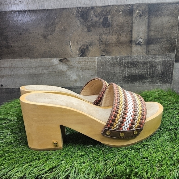 New Veronica Beard Hannalee Woven Platform Sandal. 10 - Picture 3 of 14